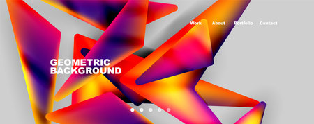 Geometric shapes minimalist abstract background. Vector Illustration For Wallpaper, Banner,...
