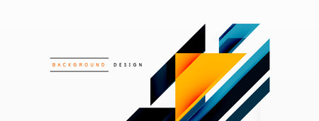 Visually striking background design featuring dynamic geometric lines and arrows. This captivating composition combines movement and precision, creating an engaging and visually appealing graphicのイラスト素材