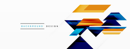 Visually striking background design featuring dynamic geometric lines and arrows. This captivating...