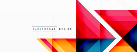 Visually captivating background design showcasing dynamic geometric lines, triangles, and squares....