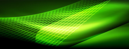 Neon light glowing line vectors: vibrant colors, sleek lines. Captivating design style inspired by neon signs. Electric energy for websites, ads, and moreのイラスト素材