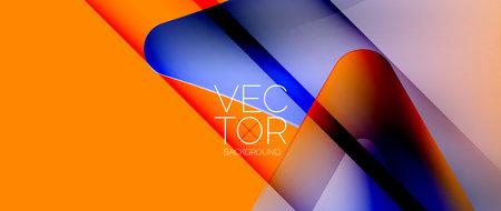 Fluid gradient arrow abstract. Vibrant arrows dance in a dynamic geometric backdrop, exuding captivating energy and movementのイラスト素材