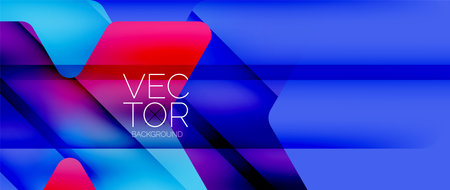 Fluid gradient arrow geometric minimal background. Vibrant, captivating liquid flow design with sleek and dynamic elementsのイラスト素材