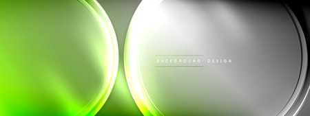 Vector abstract background - liquid transparent bubble shapes on fluid gradient with shadows and light effectsのイラスト素材