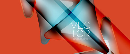 Fluid gradient arrow abstract. Vibrant arrows dance in a dynamic geometric backdrop, exuding captivating energy and movementのイラスト素材