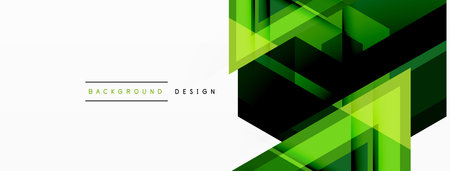 Abstract vector design blends triangles, hexagons, and circles, creating a harmonious composition of geometric shapes thats visually captivatingのイラスト素材