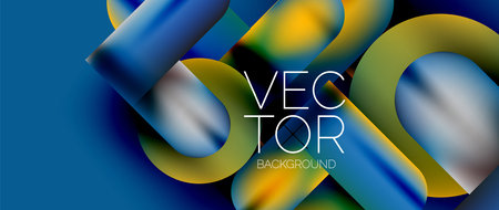 Geometric shapes fluid gradient abstract minimal background for various purposes, including website...