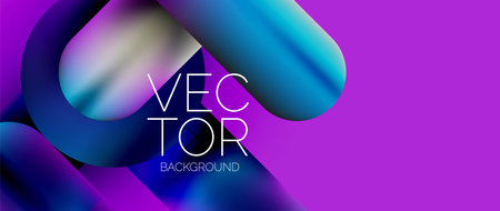 Geometric shapes fluid gradient abstract minimal background for various purposes, including website headers, social media posts, digital art displays, presentations, branding elements, wallpapersのイラスト素材
