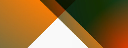 Captivating vector abstraction. Triangles interlock in mesmerizing dance, crafting dynamic geometric backdrop. Fusion of shapes and angles creates artful symphony of modern designのイラスト素材