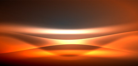 Neon-lit waves surge across background, mesmerizing dance of luminescence and motion. Dynamic backdrop captures essence of energy and modern aestheticsのイラスト素材