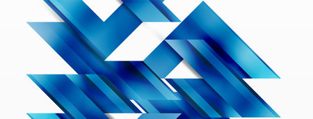 Dynamic minimalist abstraction with play of straight gradient lines. Interplay of colors and precise...
