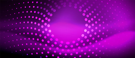 A sleek and stylish design featuring a smooth neon wave glowing against a dark background, perfect for adding a modern and edgy touch to any projectのイラスト素材