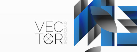 Amalgamation of geometric forms on minimalist abstract canvas, providing versatility and visual allure for digital designs, presentations, website banners, social media postsのイラスト素材