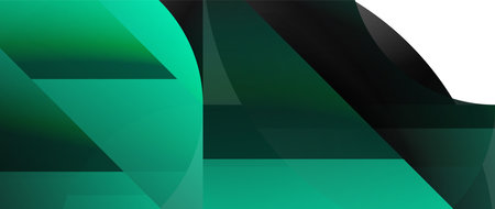 Captivating vector illustration - geometric, minimalist, abstract background adorned with circles and triangles for wallpaper, banner, background, landing page, wall art, invitation, prints, postersのイラスト素材