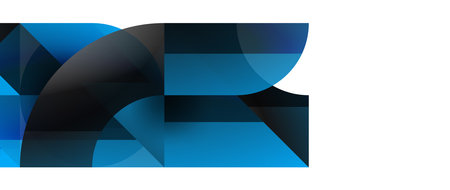 Captivating vector illustration - geometric, minimalist, abstract background adorned with circles and triangles for wallpaper, banner, background, landing page, wall art, invitation, prints, postersのイラスト素材