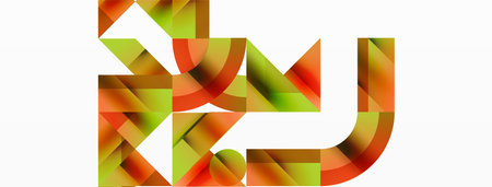 Glossy circle, square, triangle shapes minimalist geometric backdrop. Sleek, contemporary design with a touch of sophistication for digital designs, presentations, website banners, social media postsのイラスト素材