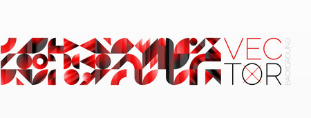 Amalgamation of geometric forms on minimalist abstract canvas, providing versatility and visual allure for digital designs, presentations, website banners, social media postsのイラスト素材