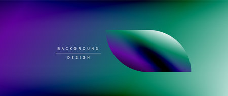 Bright color circle and round element minimal geometric abstract background for posters, covers, banners, brochures, websitesのイラスト素材