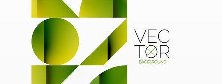 Abstract masterpiece formed by delicate interplay of circles, squares, and triangles. Geometric elements converge in harmonious chaos, evoking sense of modern creativity. Symphony of shapesのイラスト素材