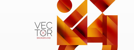 Glossy circle, square, triangle shapes minimalist geometric backdrop. Sleek, contemporary design with a touch of sophistication for digital designs, presentations, website banners, social media postsのイラスト素材