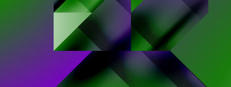 Vivid abstraction unfolds. Triangles in seamless harmony, composing dynamic geometric backdrop. Interplay of angles and hues forms captivating tapestry, evoking modernity and artistic allureのイラスト素材