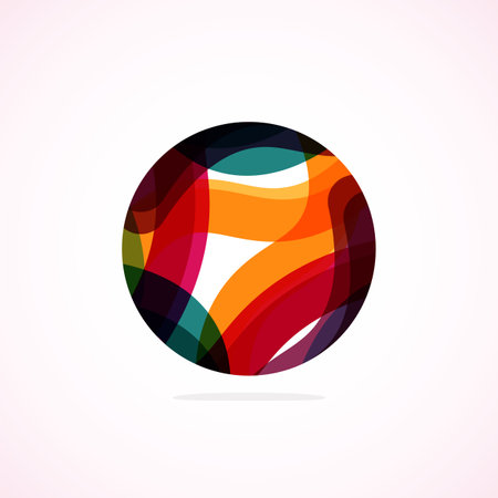 Abstract circle   minimalist emblem, timeless and universal shape of circle.のイラスト素材