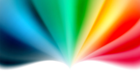 Color mixing liquid rainbow shape backgroundのイラスト素材