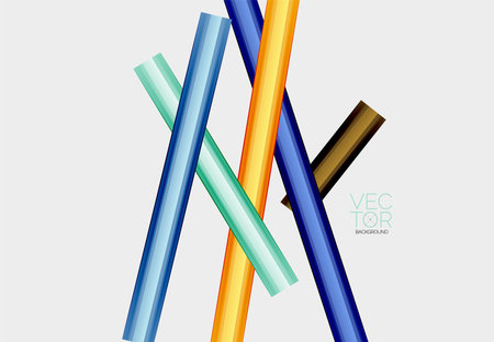 Abstract color straight lines vector backgroundのイラスト素材