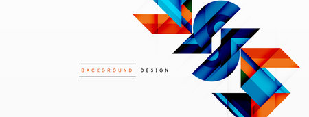 Visually captivating background design showcasing dynamic geometric lines, triangles, and squares....