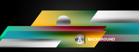 Dynamic lines geometric vector background. Visual symphony of dynamic lines converging to form mesmerizing geometric vector background, where creativity and geometry dance in perfect harmonyのイラスト素材