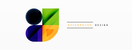 Circular Symphony A Captivating Vector Geometric Abstract Background, Embracing a Harmonious Composition of Intriguing Circles and Captivating Round Shapes, Evoking a Mesmerizing Visual Symphonyのイラスト素材