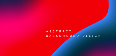 Abstract vector backdrop with fluid, geometric elements. Harmonious blend of form and color, evoking dynamic and captivating visual landscape for wallpaper, banner, background, landing pageのイラスト素材