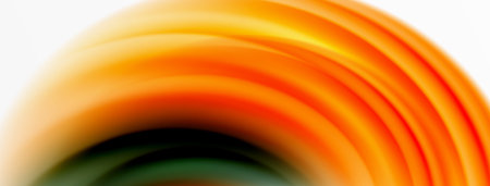 Rainbow color silk blurred wavy line background on white, luxuriously vibrant visually captivating...
