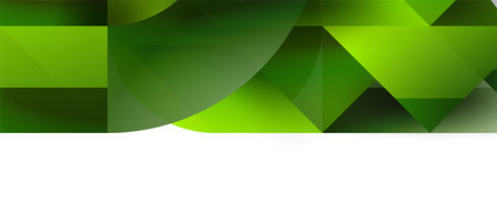 Geometric fusion - abstract harmony of triangles and circles in minimalist background design. Shapes and lines design for wallpaper, banner, background, landing page, wall art, invitation, printsのイラスト素材