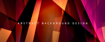 Creative minimal geometric abstract backgroundのイラスト素材