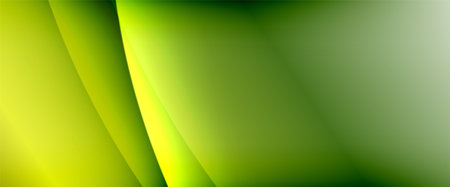 Dynamic flowing waves on gradient color background. Vector illustration For Wallpaper, Banner, Background, Card, Book Illustration, landing pageのイラスト素材