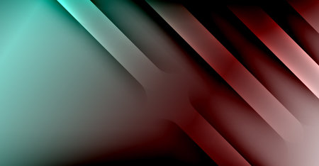 Dynamic Bright Colorful Lines, Shadow Style Stripes Geometric Vector Illustration For Wallpaper, Banner, Background, Card, Book Illustration, landing pageのイラスト素材