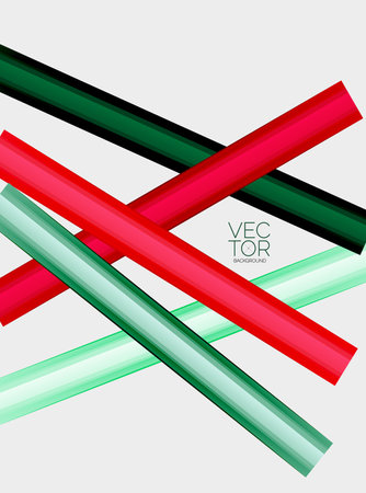 Abstract color straight lines vector backgroundのイラスト素材