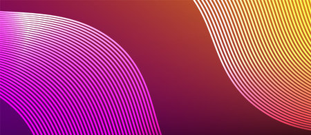 Dynamic wave geometric design. Vector Illustration For Wallpaper, Banner, Background, Card, Book...