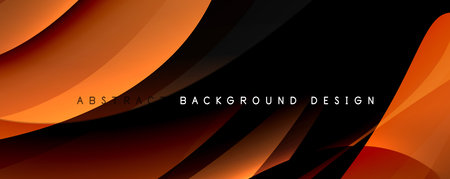 Simple fluid color gradient abstract background with dynamic wave line effect. Vector Illustration For Wallpaper, Banner, Background, Card, Book Illustration, landing pageのイラスト素材