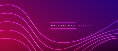 Dynamic wave geometric design. Vector Illustration For Wallpaper, Banner, Background, Card, Book Illustration, landing pageのイラスト素材