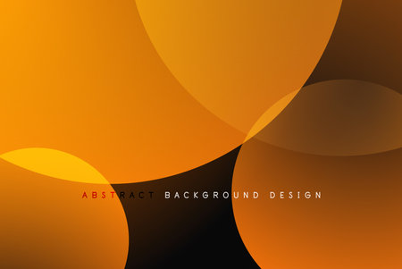 Abstract tech circles vector background, technology digital bubblesのイラスト素材