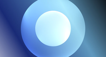 Neon glass circle copyspace for your text or product presentation geometric background. Vector illustration For Wallpaper, Banner, Background, Card, Book Illustration, landing pageのイラスト素材