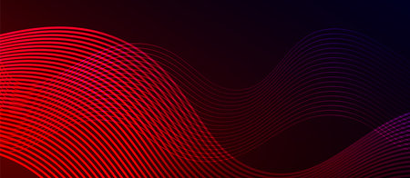 Dynamic wave geometric design. Vector Illustration For Wallpaper, Banner, Background, Card, Book Illustration, landing pageのイラスト素材