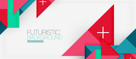 Triangle Vector Background Illustration For Wallpaper, Banner, Background, Card, Book Illustration,...