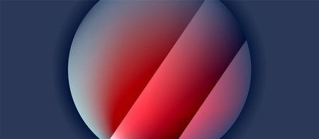 Glossy metal glowing circles geometric background. Minimal abstract composition. Vector illustration For Wallpaper, Banner, Background, Card, Book Illustration, landing pageのイラスト素材