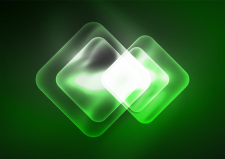 Trendy Square Blurred Color Abstract Background. Glowing lights. Vector Illustration For Wallpaper, Banner, Background, Card, Book Illustration, landing pageのイラスト素材