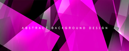 Breaking Glass Background, Kaleidoscope effect. Transparent Straight Lines. Dynamic Light Rays...