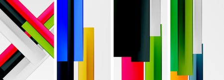 Stripes and lines poster abstract backgrounds. Vector illustration For Wallpaper, Banner,...