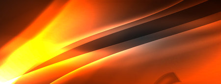 Lines and waves with neon light effect background for wallpaper, business card, cover, poster, banner, brochure, header, websiteのイラスト素材